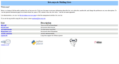 Desktop Screenshot of lists.enyo.de