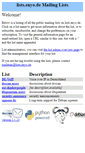 Mobile Screenshot of lists.enyo.de